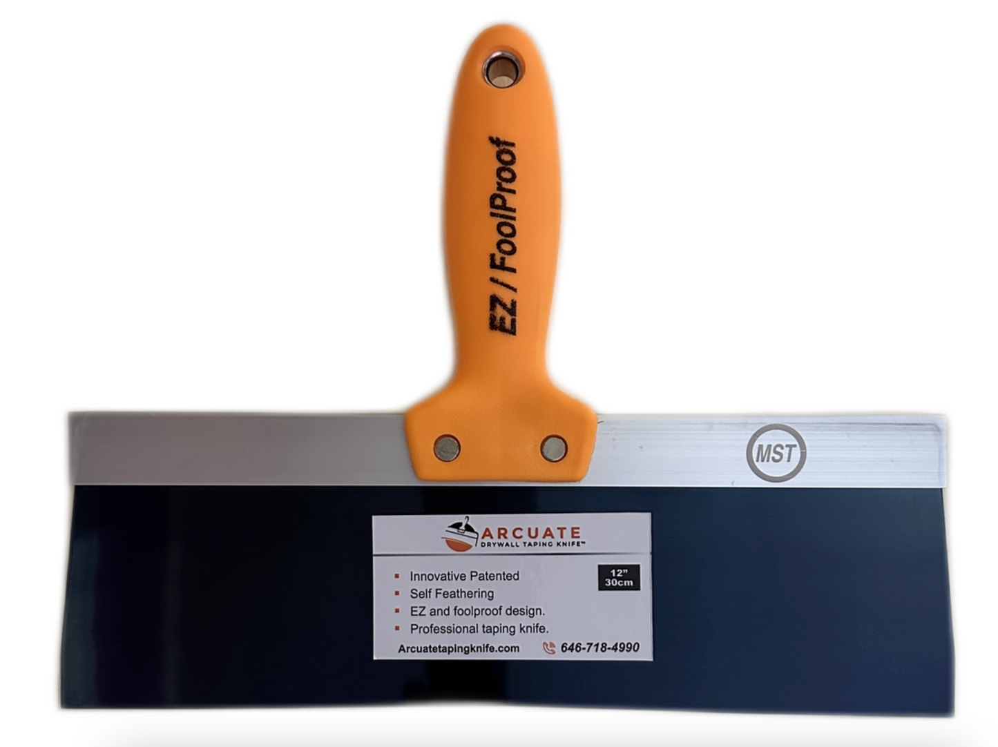 Arcuate 12" Blue-Steel Taping Knife