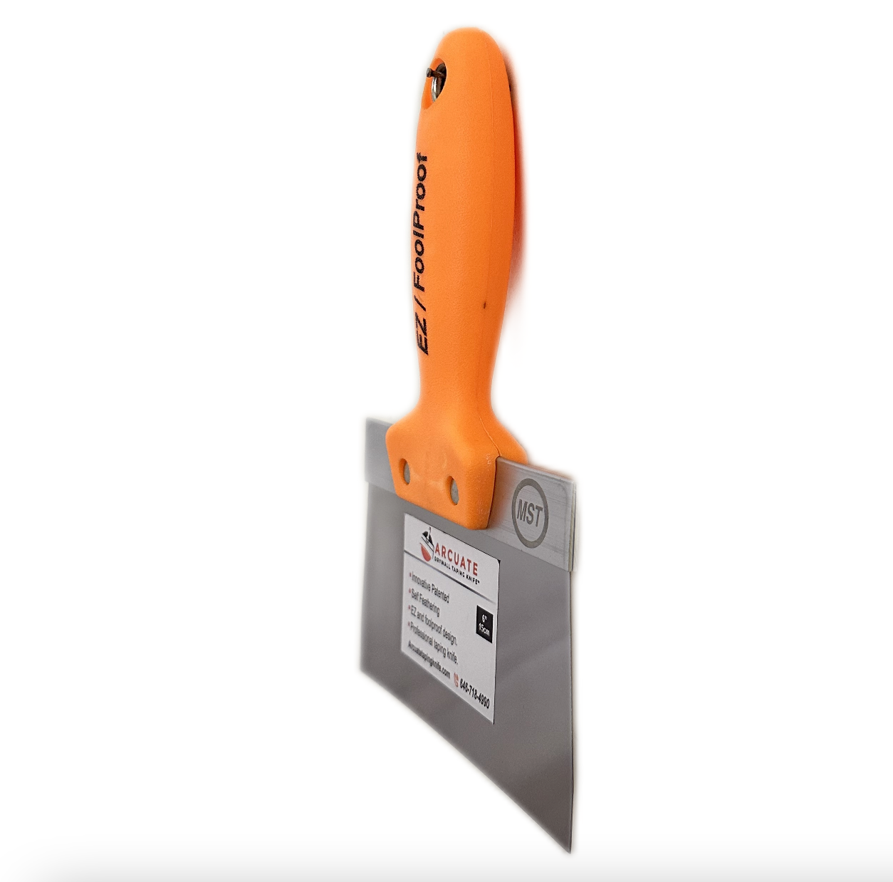 Arcuate 6" Stainless-Steel Taping Knife